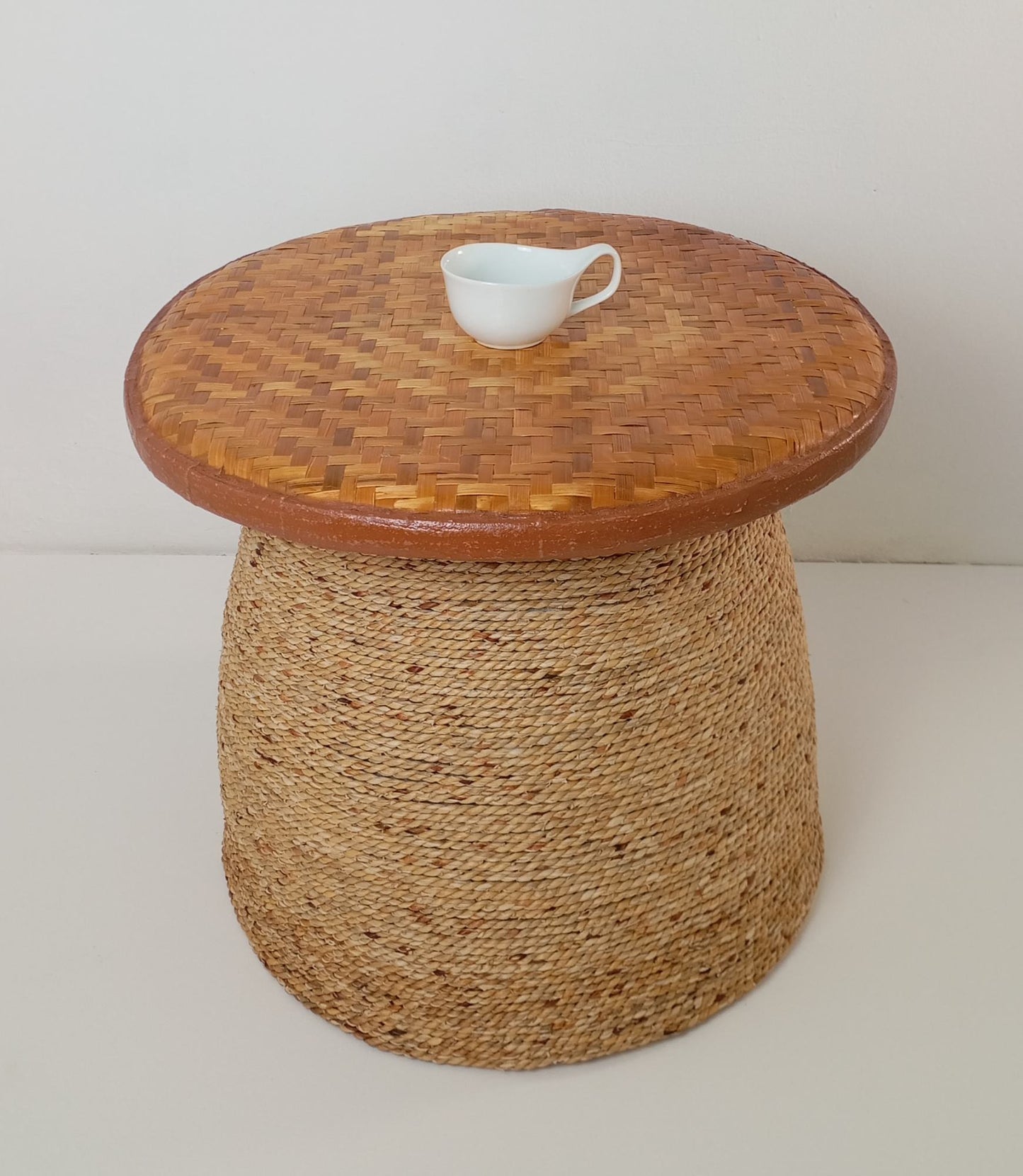 Coffee Table Original Design Coffee Table โต๊ะกาแฟหวายพร้อมท็อปหวาย