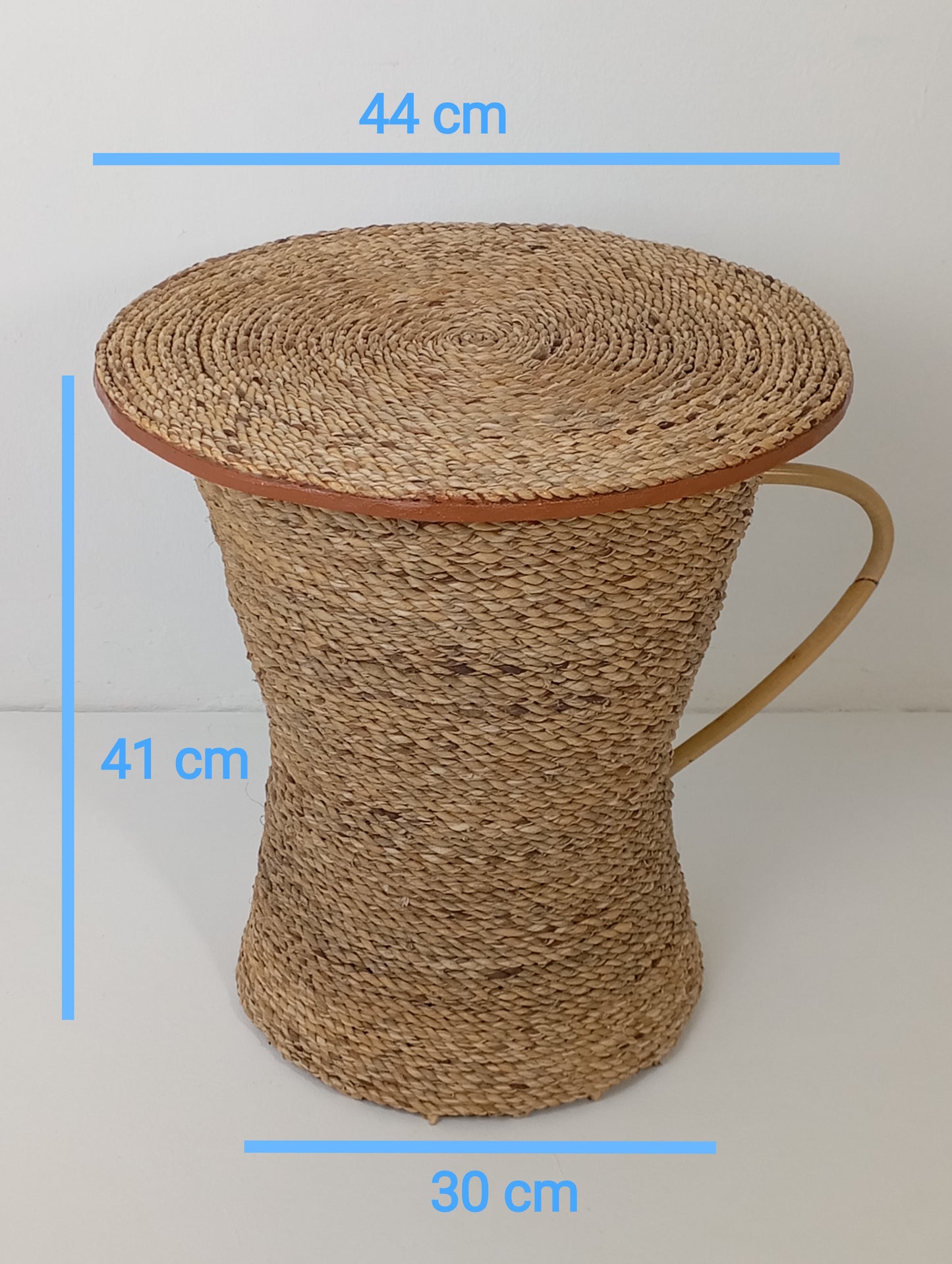 Coffee Table Made of Rattan "Coffee Cup" โต๊ะกาแฟหวายพร้อมท็อปหวาย "ถ้วยกาแฟ"