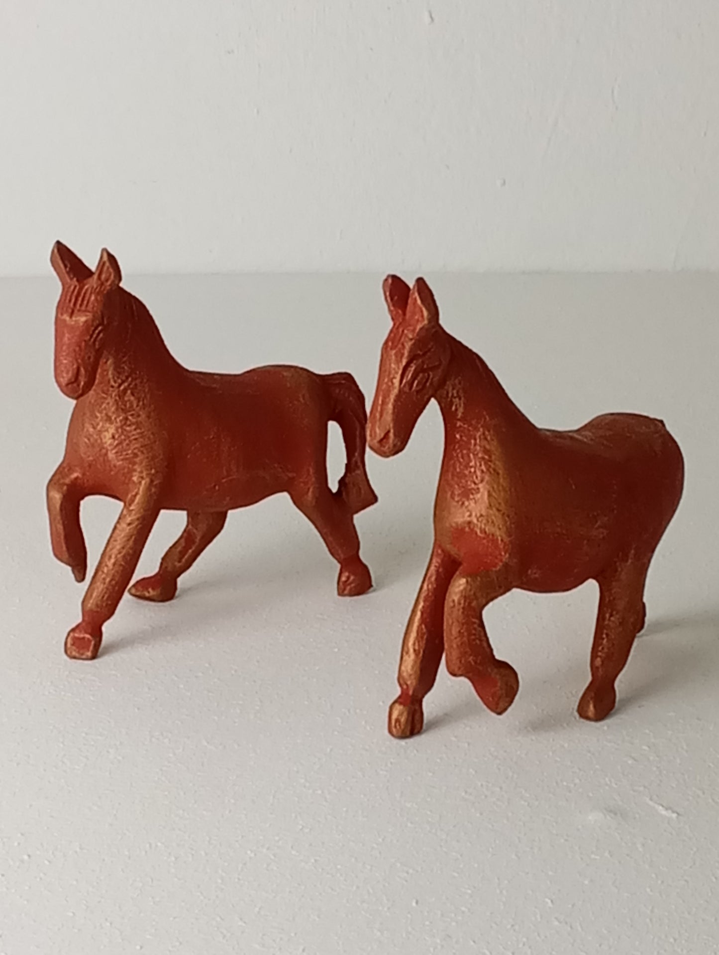 Wooden Horse Figurines – Chinese Zodiac Symbol ม้าไม้แกะสลัก – สัญลักษณ์ปีนักษัตรจีน