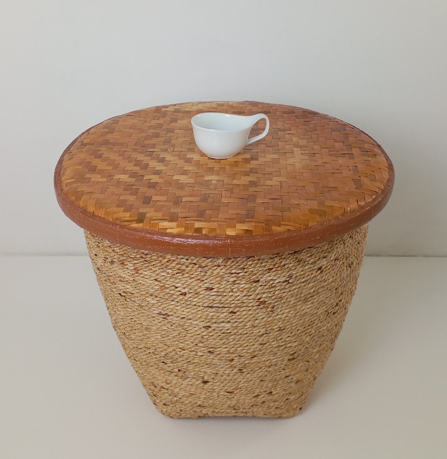 Coffee Table Original Design Coffee Table โต๊ะกาแฟหวายพร้อมท็อปหวาย