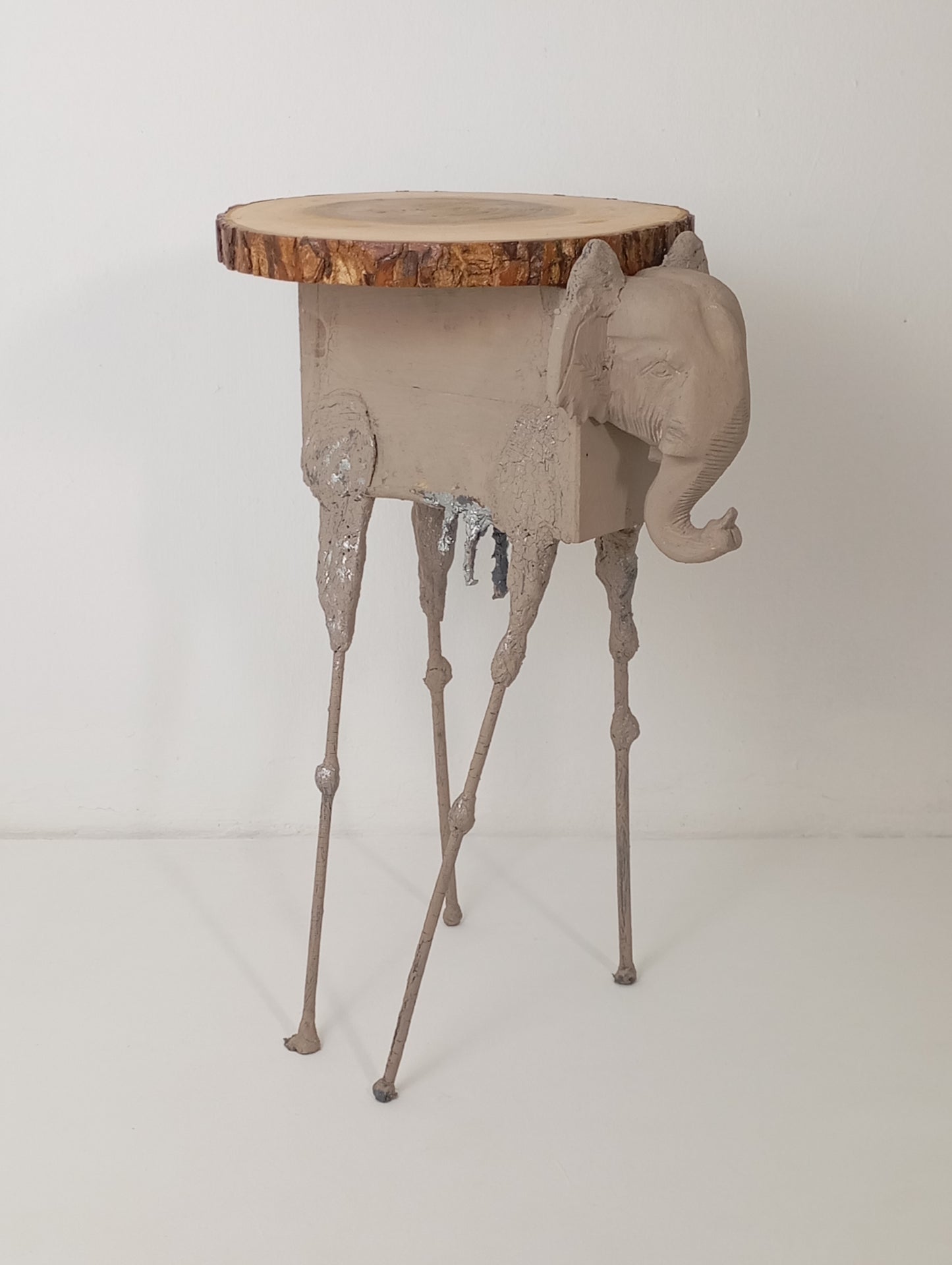 Coffee Table Author’s Side Table “Dali Elephant” โต๊ะกาแฟงานศิลป์ “ช้างดาลี”