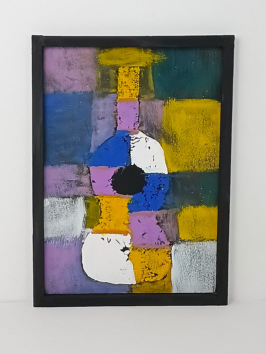 Painting “Two-Dimensional Guitar" ภาพวาด “Two-Dimensional Guitar"