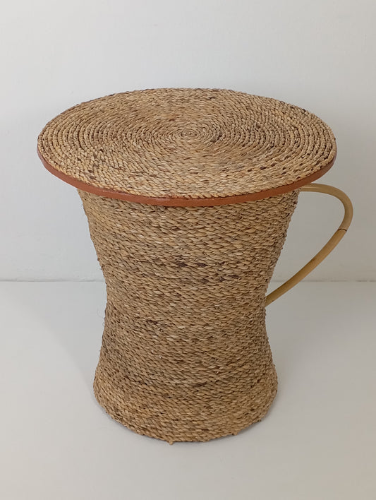 Coffee Table Made of Rattan "Coffee Cup" โต๊ะกาแฟหวายพร้อมท็อปหวาย "ถ้วยกาแฟ"