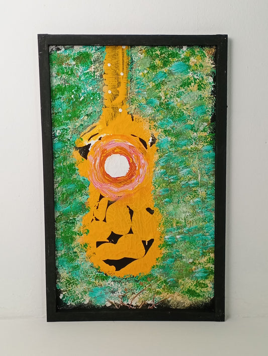 Painting Art Panel Picture "Music and Nature"