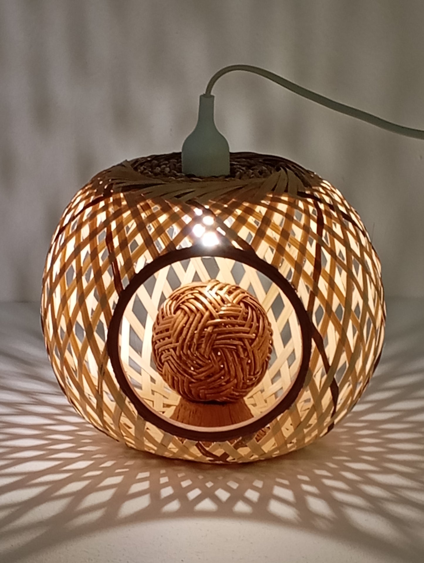 Lamp Made of Rattan “Rescue Bathyscaphe” โคมไฟหวาย “บาธิสคาฟกู้ภัย”