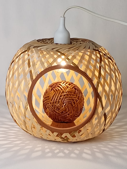 Lamp Made of Rattan “Rescue Bathyscaphe” โคมไฟหวาย “บาธิสคาฟกู้ภัย”
