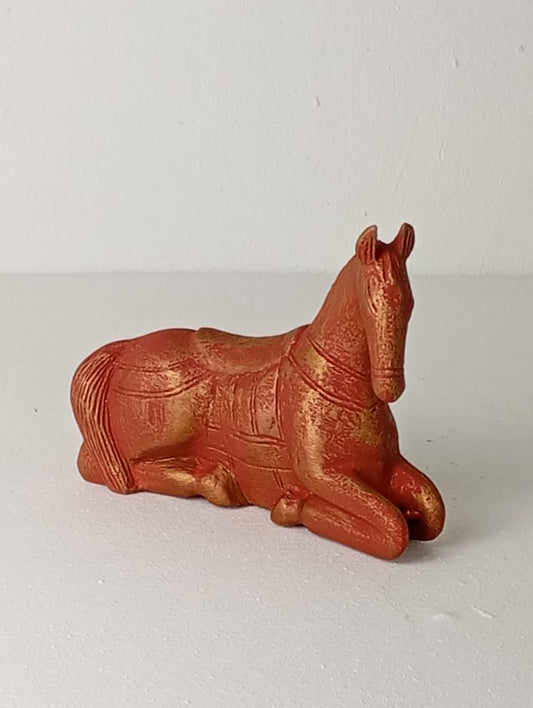 Wooden Horse Figurine – Chinese Zodiac Symbol ม้าไม้แกะสลัก – สัญลักษณ์ปีนักษัตรจีน