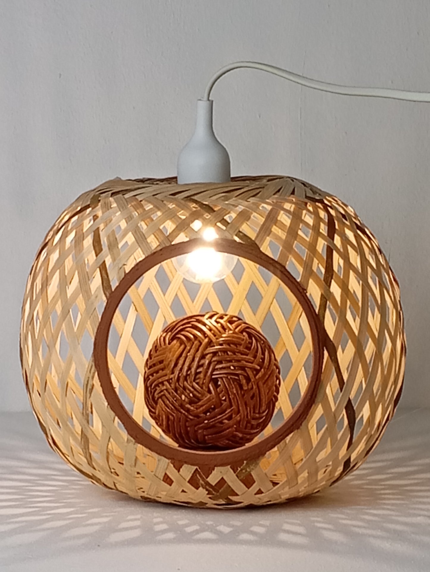 Lamp Made of Rattan “Rescue Bathyscaphe” โคมไฟหวาย “บาธิสคาฟกู้ภัย”