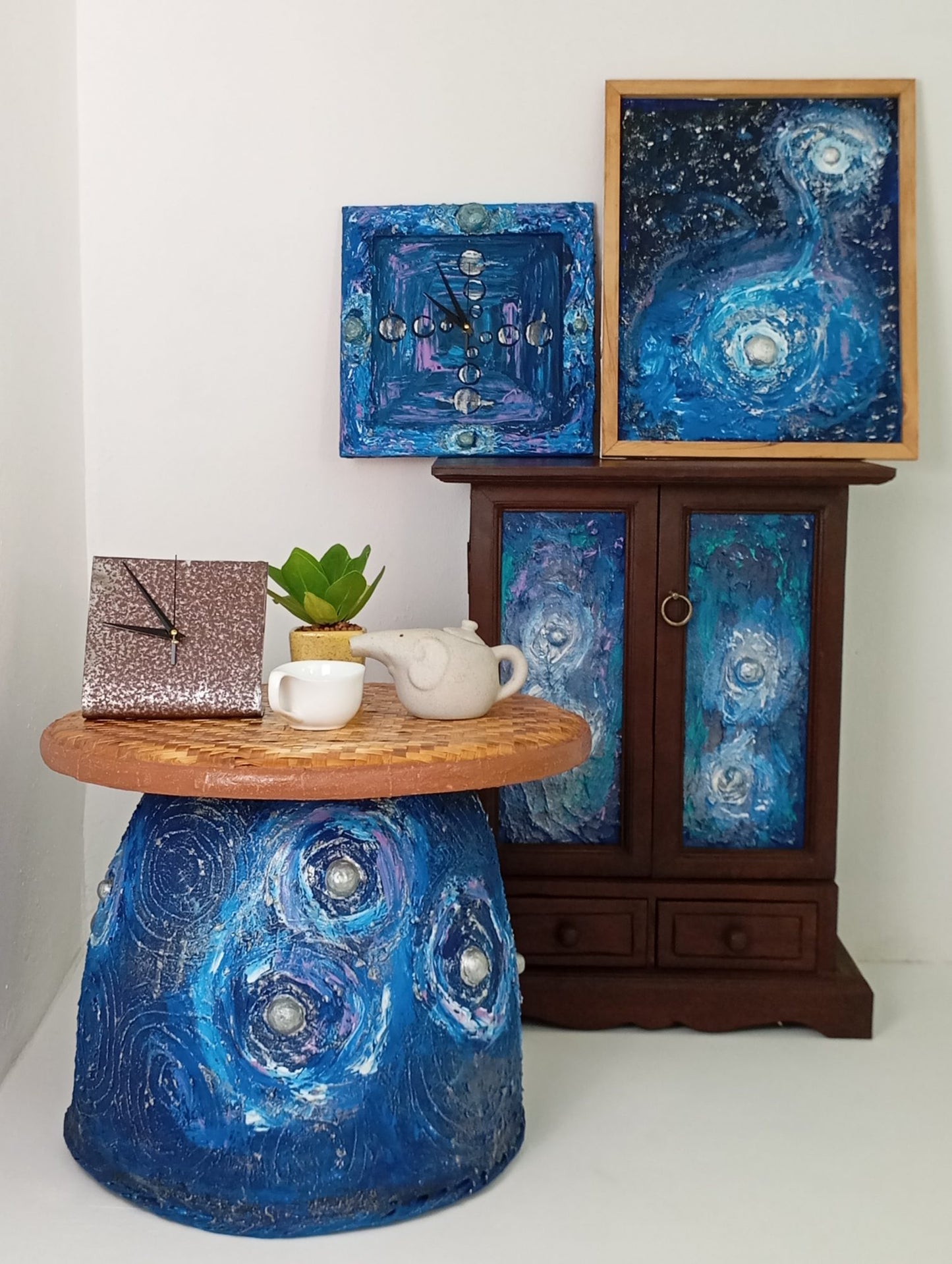 Coffee Table “Starry Sky” โต๊ะกาแฟดีไซน์พิเศษ “ท้องฟ้าเต็มไปด้วยดวงดาว”