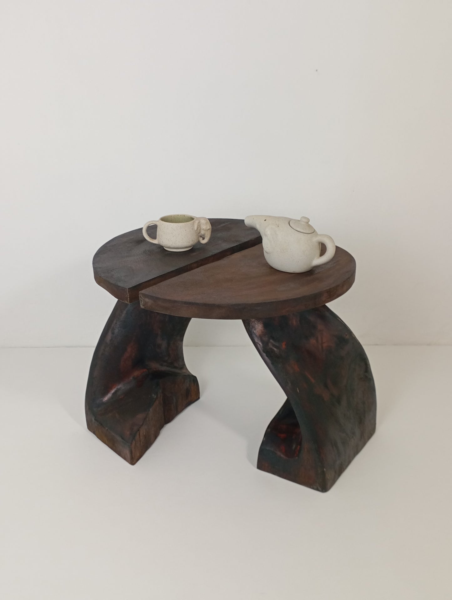 Coffee Table Wooden Two-Piece Table โต๊ะไม้แบบสองชิ้น