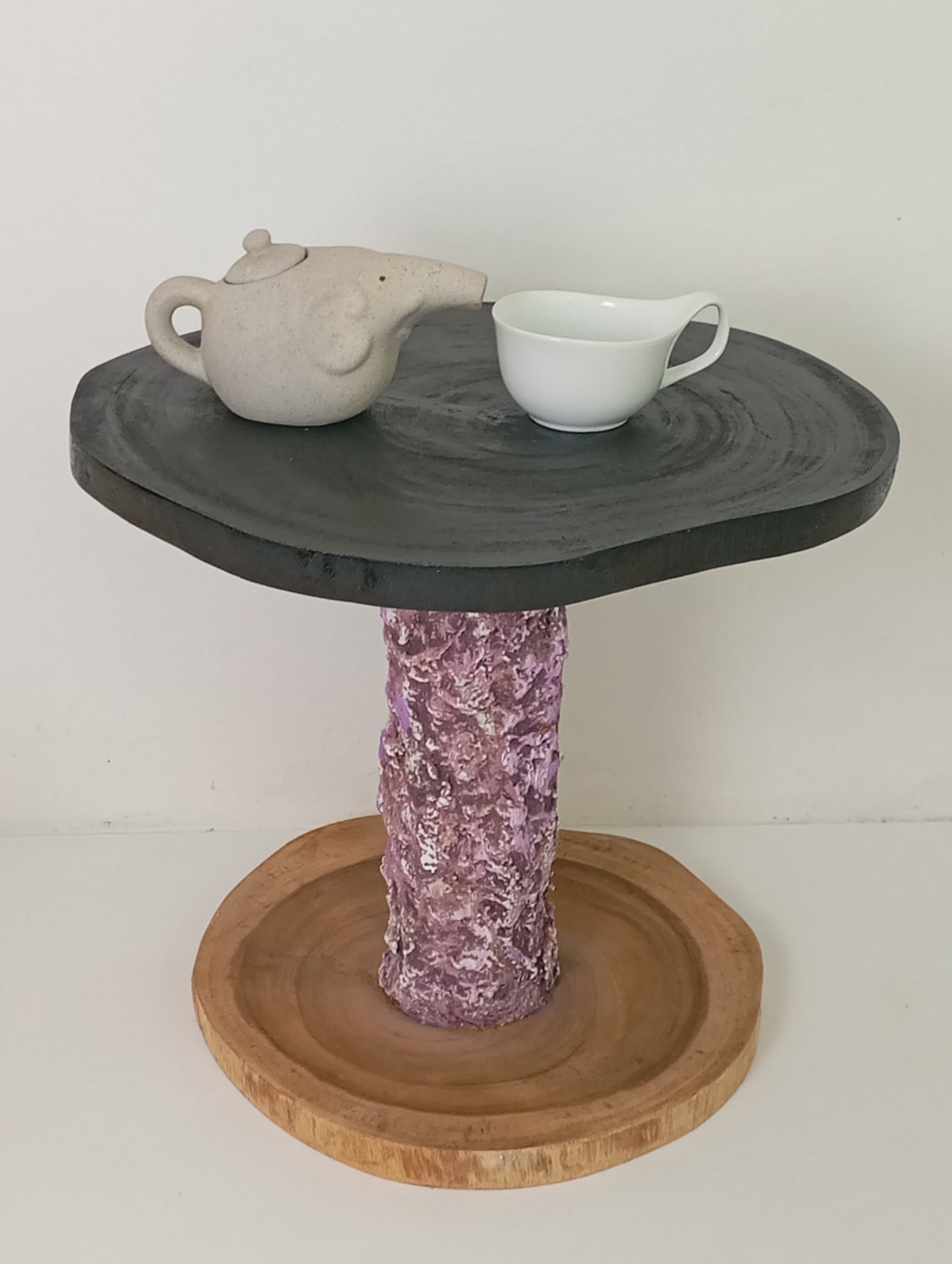 Coffee Table Art with Original Violet Leg โต๊ะกาแฟศิลปะ
