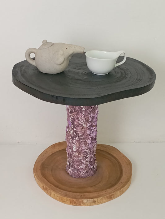 Coffee Table Art with Original Violet Leg โต๊ะกาแฟศิลปะ