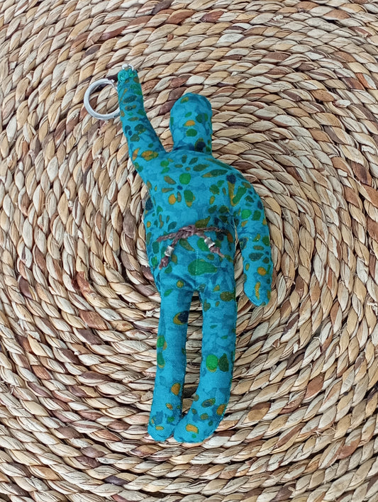 Fabric Angel Keychain — a symbol of protection and good luck พวงกุญแจ “นางฟ้า” ผ้าทำมือ — สัญลักษณ์แห่งการปกป้องและความโชคดี