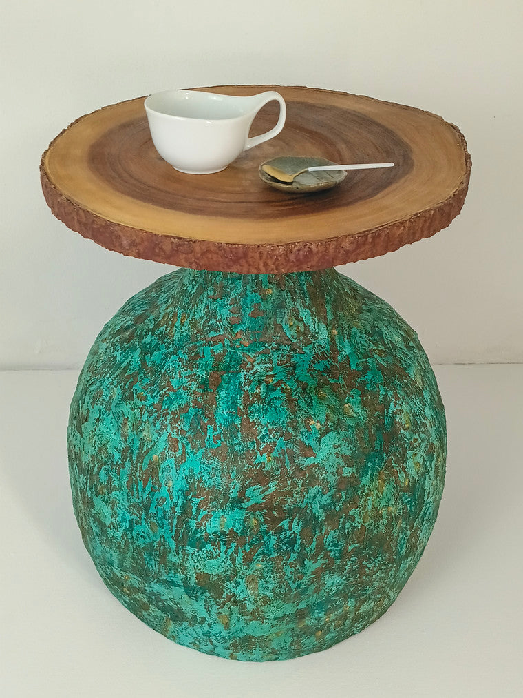 Coffee Table Handmade Sculptural Side Table “Biosphere” โต๊ะ “Biosphere” (ไบโอสเฟียร์)