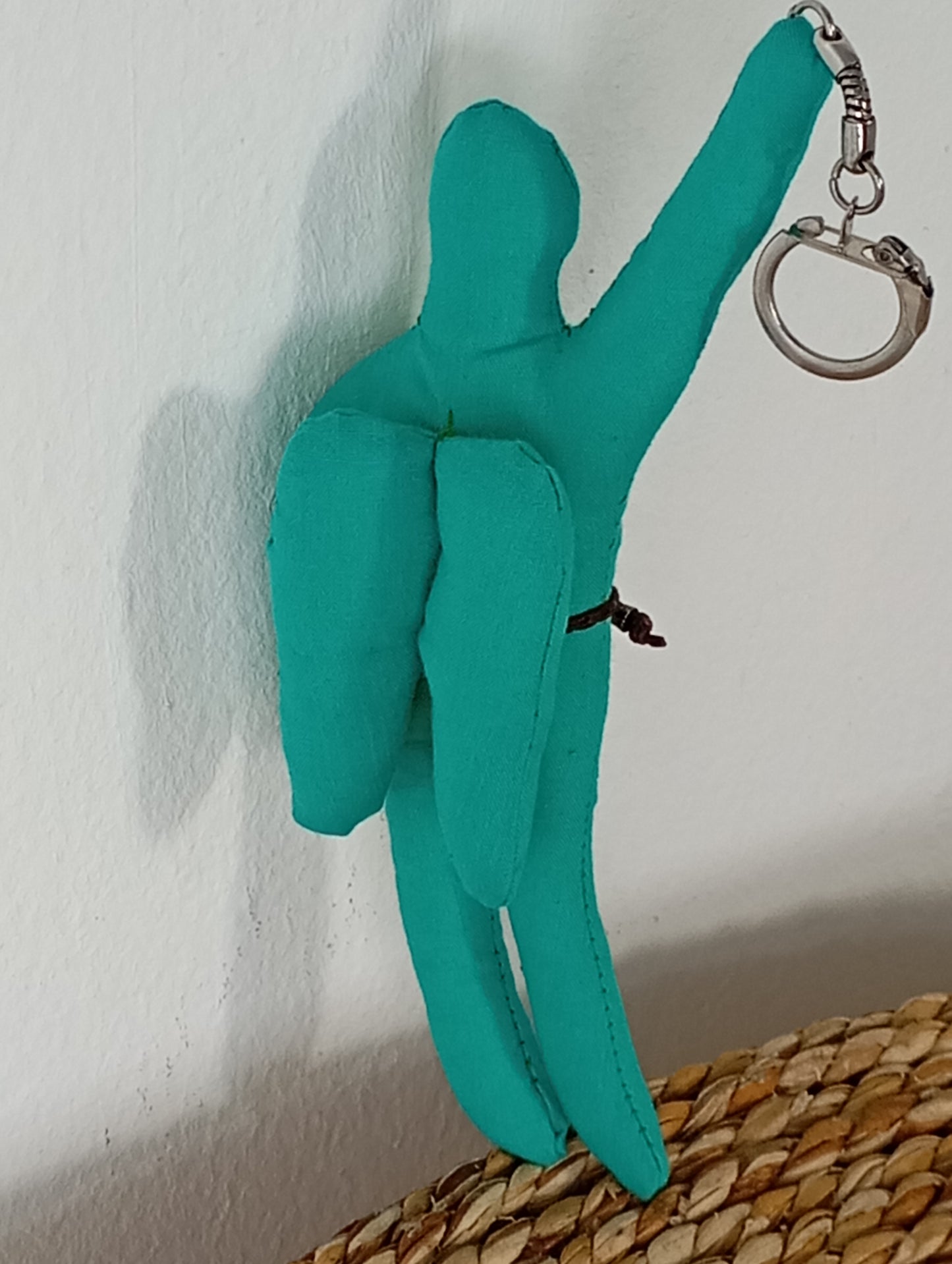 Fabric Angel Keychain — a symbol of protection and good luck พวงกุญแจ “นางฟ้า” ผ้าทำมือ — สัญลักษณ์แห่งการปกป้องและความโชคดี