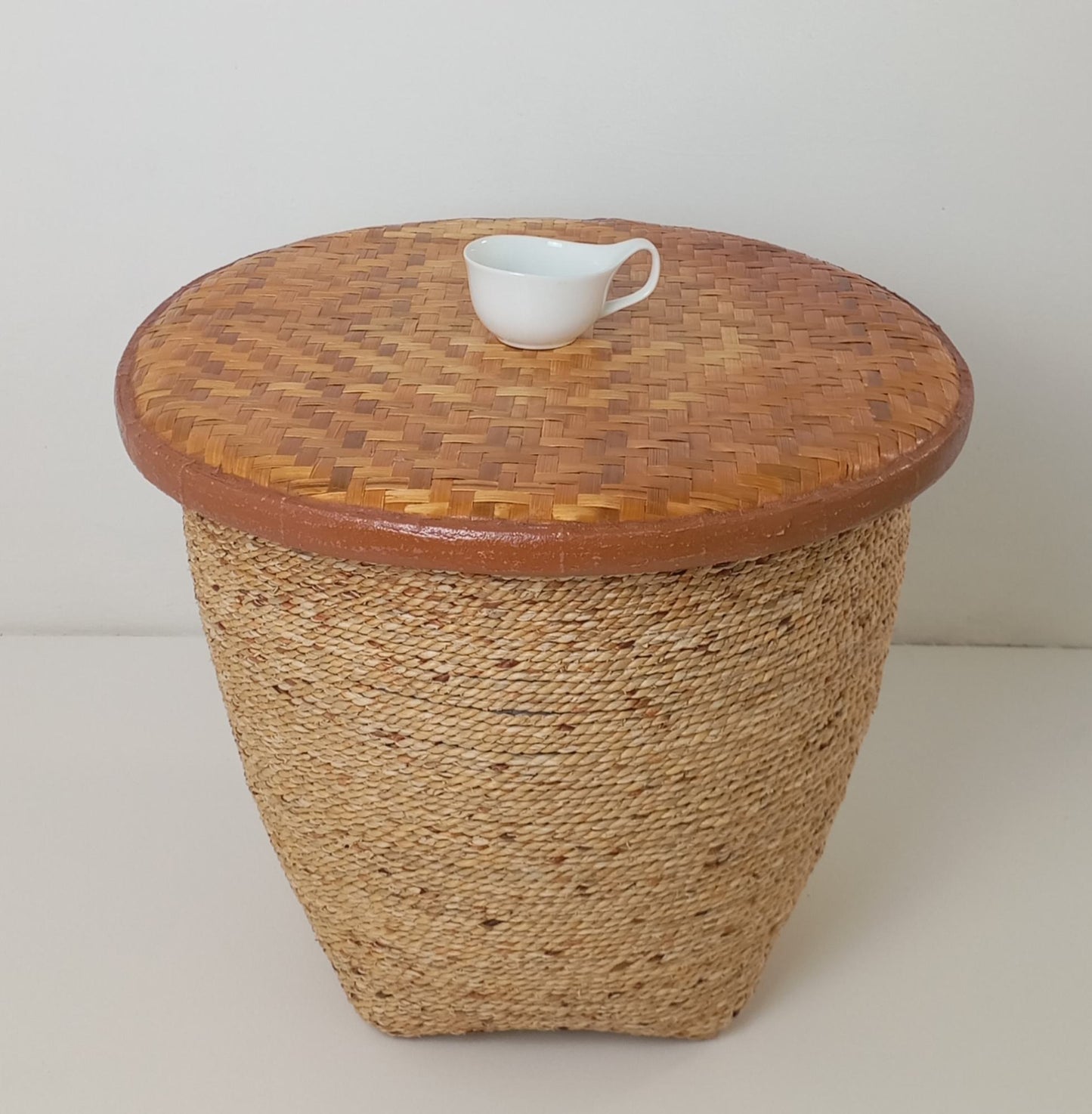 Coffee Table Original Design Coffee Table   โต๊ะกาแฟหวายพร้อมท็อปหวาย