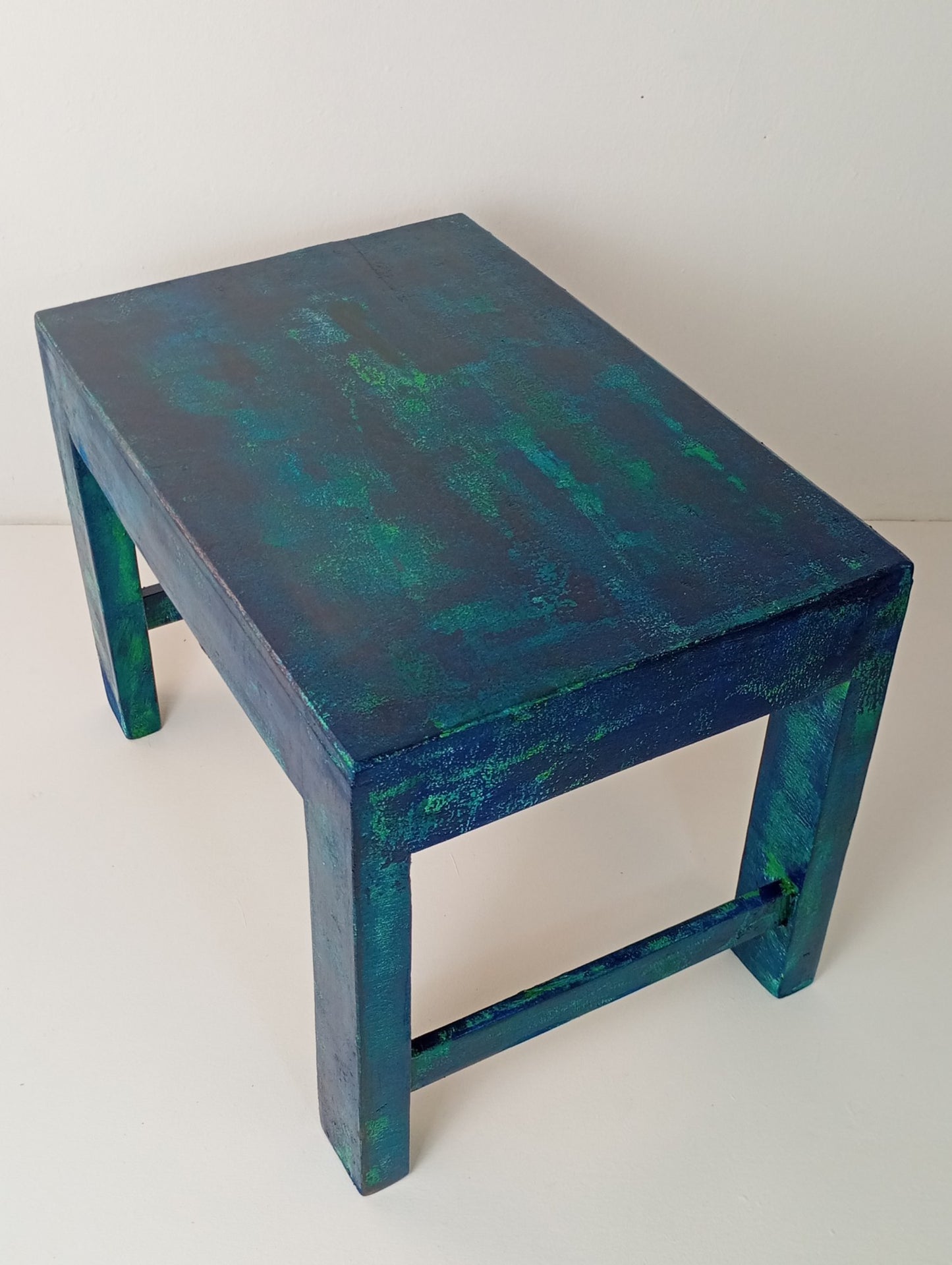 Coffee Table Wooden Low Table Vintage Style Table โต๊ะไม้ โต๊ะเตี้ย โต๊ะศิลปะ โต๊ะกาแฟ