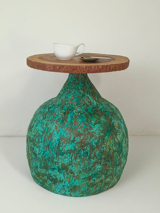 Coffee Table Handmade Sculptural Side Table “Biosphere” โต๊ะ “Biosphere” (ไบโอสเฟียร์)