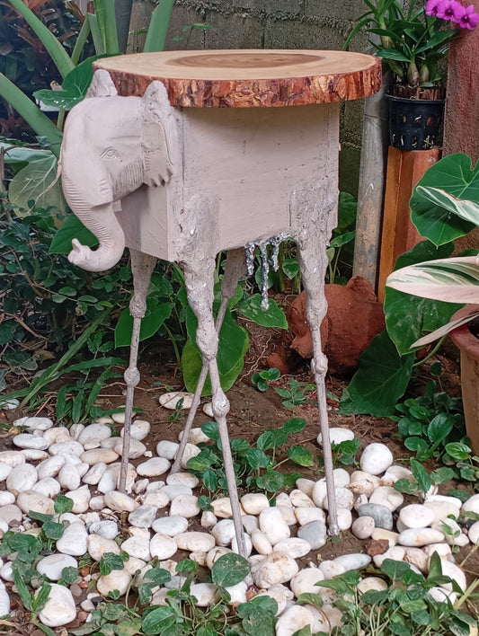 Coffee Table Author’s Side Table “Dali Elephant” โต๊ะกาแฟงานศิลป์ “ช้างดาลี”