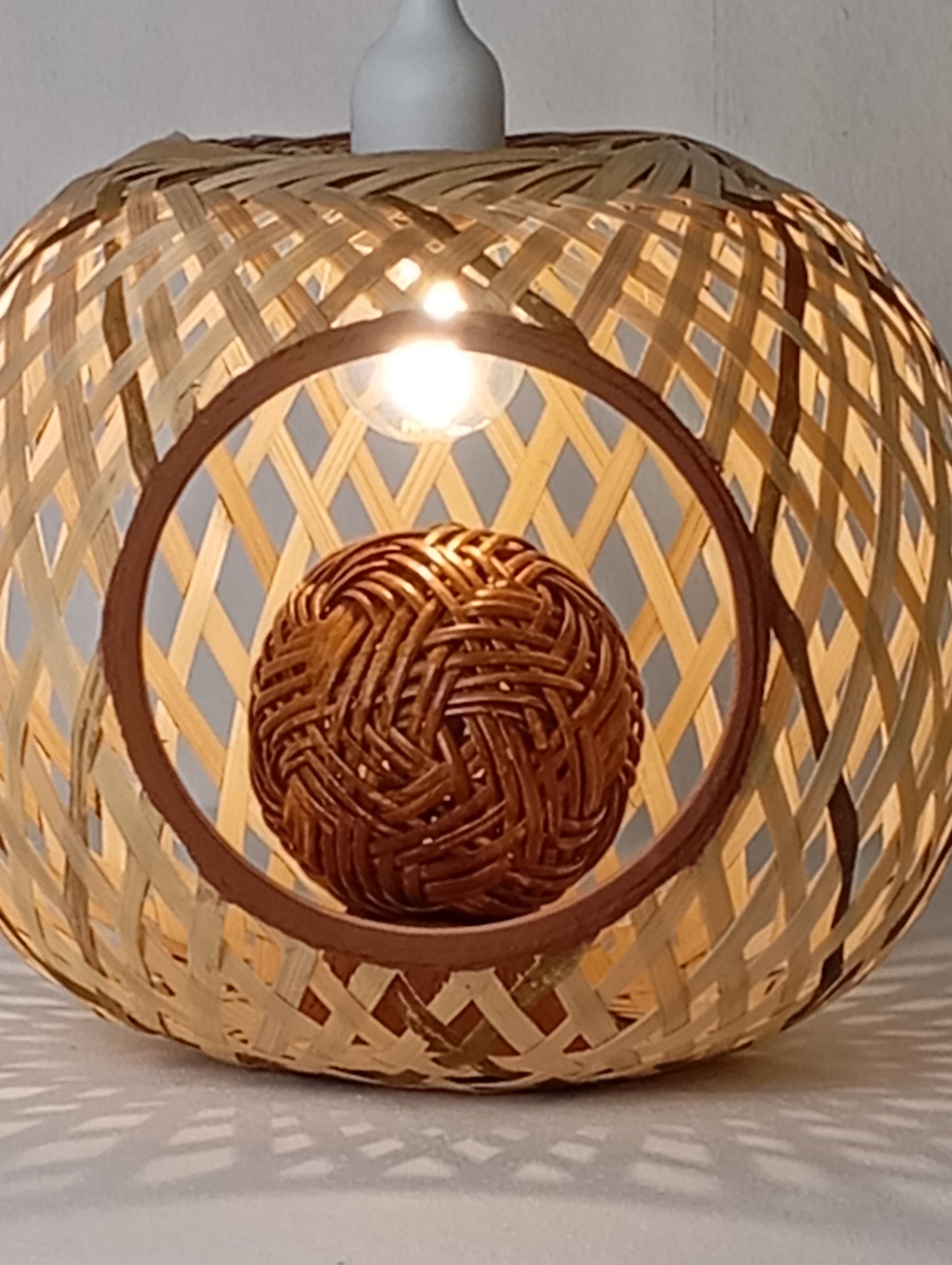 Lamp Made of Rattan “Rescue Bathyscaphe” โคมไฟหวาย “บาธิสคาฟกู้ภัย”