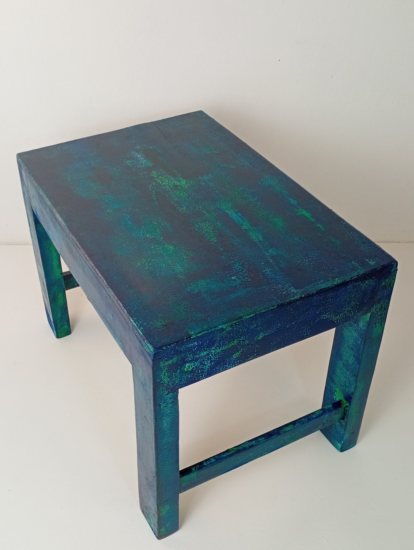Coffee Table Wooden Low Table Vintage Style Table โต๊ะไม้ โต๊ะเตี้ย โต๊ะศิลปะ โต๊ะกาแฟ