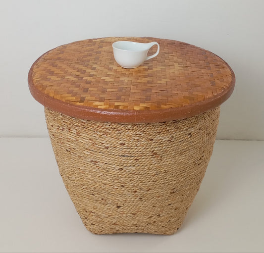 Coffee Table Original Design Coffee Table   โต๊ะกาแฟหวายพร้อมท็อปหวาย