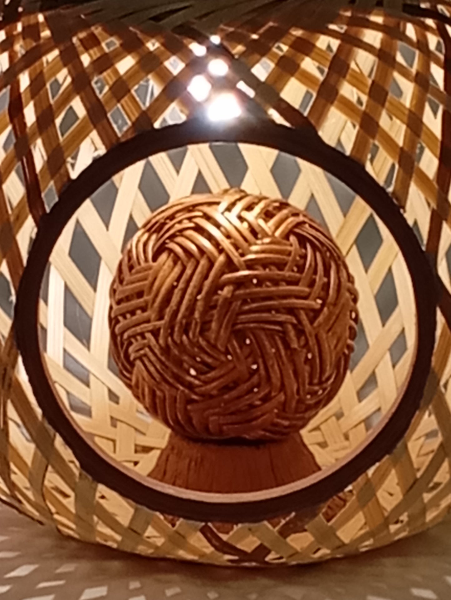Lamp Made of Rattan “Rescue Bathyscaphe” โคมไฟหวาย “บาธิสคาฟกู้ภัย”