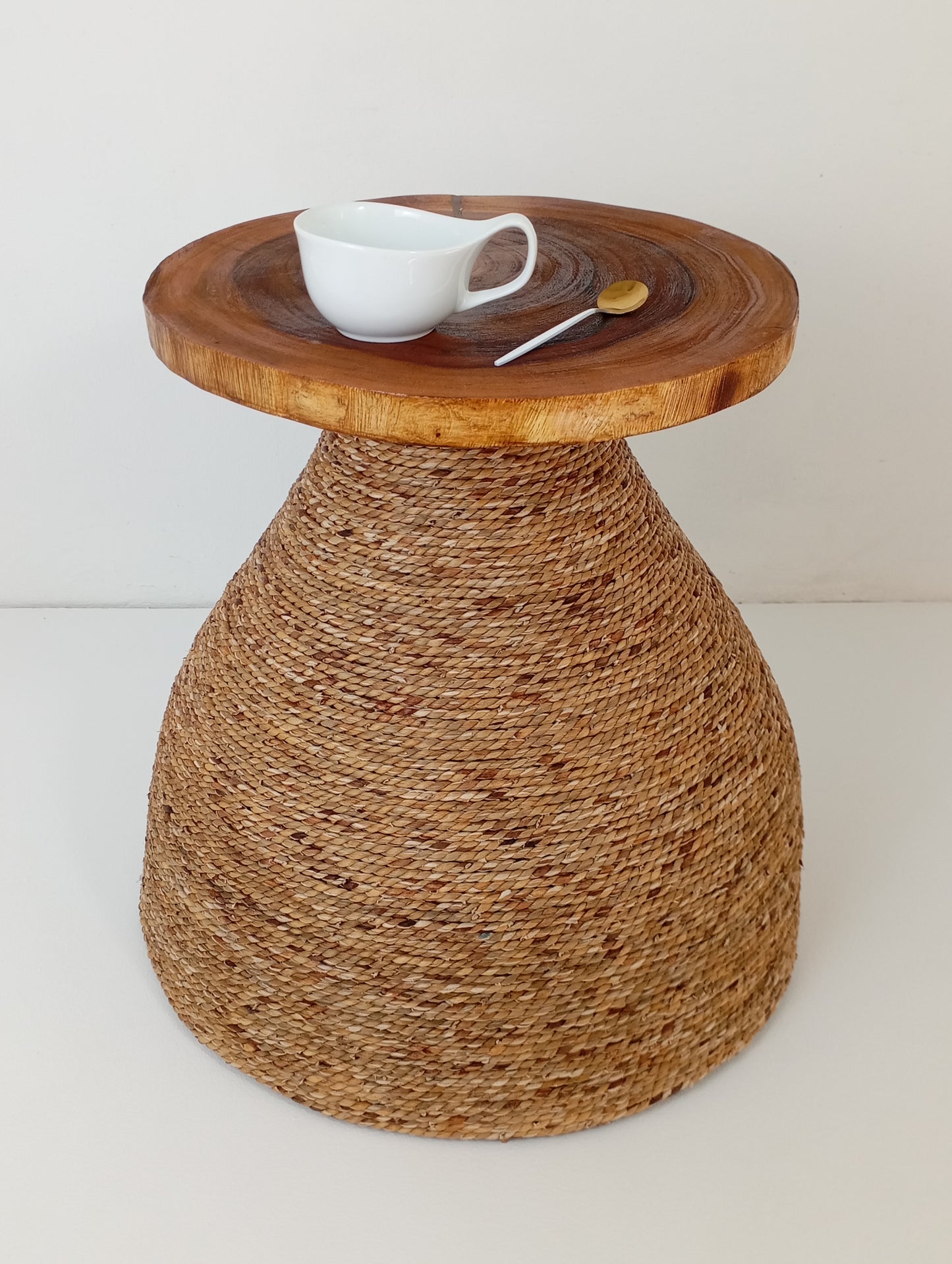 Coffee Table Wooden Rattan Coffee Table H-50 cm โต๊ะ ต่ำ ไม้ โต๊ะกาแฟ