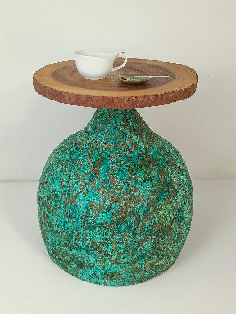 Coffee Table Handmade Sculptural Side Table “Biosphere” โต๊ะ “Biosphere” (ไบโอสเฟียร์)