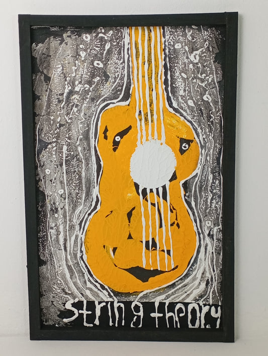 Painting Art Panel "String Theory" จิตรกรรม แผงศิลปะ "String Theory"