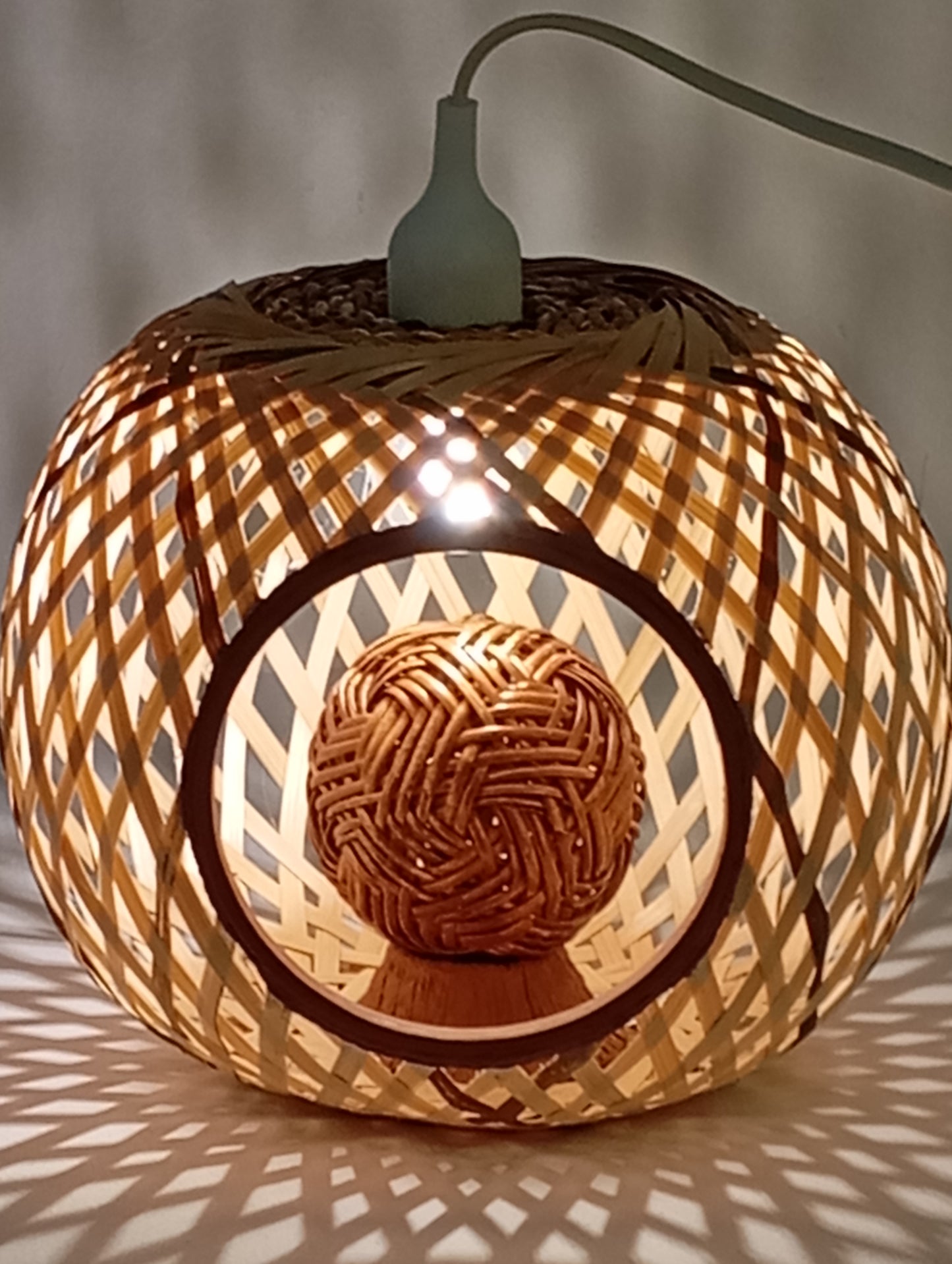 Lamp Made of Rattan “Rescue Bathyscaphe” โคมไฟหวาย “บาธิสคาฟกู้ภัย”